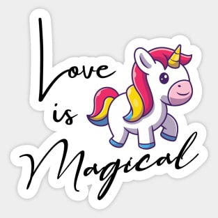 Love is Magical Sticker